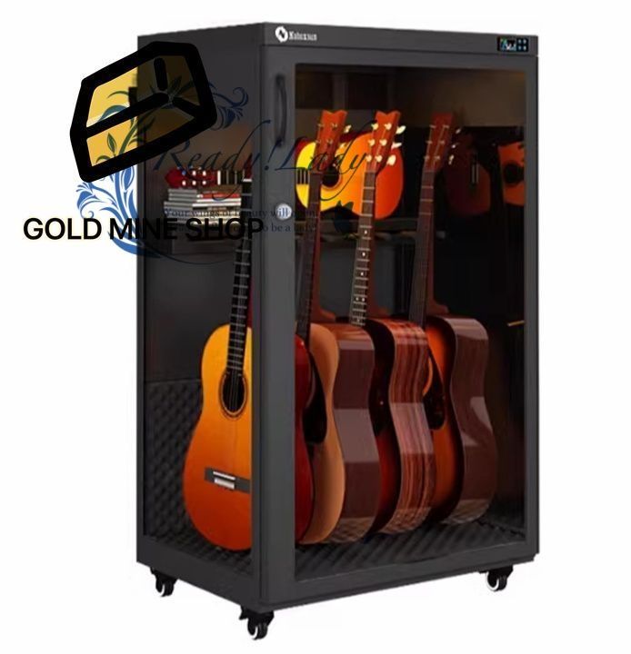 ギター防湿キャビネット ギター保管庫 バイオリン乾燥キャビネット110-240V デジタル制御防湿ボックス ベーシストウクレレ計装乾燥ボックス 恒湿メンテナンス加湿キャビネット 楽器 電子防湿ボックス 450L