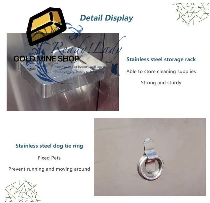 犬のグルーミング浴槽ステーション犬のバスプロフェッショナルステンレス鋼犬の入浴ステーション