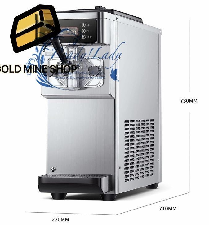 業務用アイスクリームマシン 12-16L|Hステンレススチールアイスクリームメーカー LEDディスプレイ自動洗浄付き1200Wソフトクリームメーカー レストランデザートショップ コーヒーショップ ミルクティーショップ用