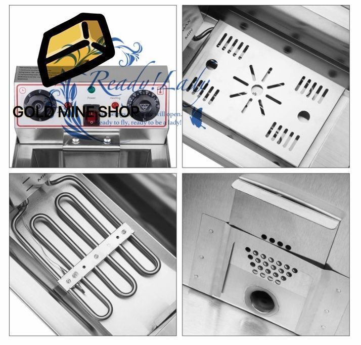 電気フライヤー 業務用 14L大容量 急速加熱 ステンレス鋼 卓上フライヤー 60-200℃温度調節 安全で省エネ 家庭用 業務用 揚げ物鍋 フライドポテト機 蓋とバスケット付き220V|3000W MARWIL-DEMENAGEMENTS_CH