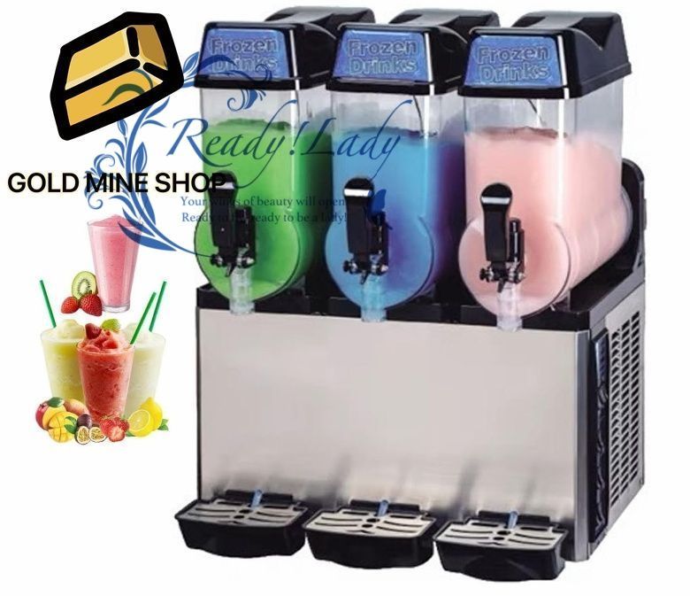 スラッシュ冷凍ドリンクメーカー 業務用アイススラッシュマシン 冷却飲料製造機 冷却スラッシュジュースマシン 冷凍ドリンクスラッシュマシン ステンレス鋼 独立した温度制御 61×51×77cm