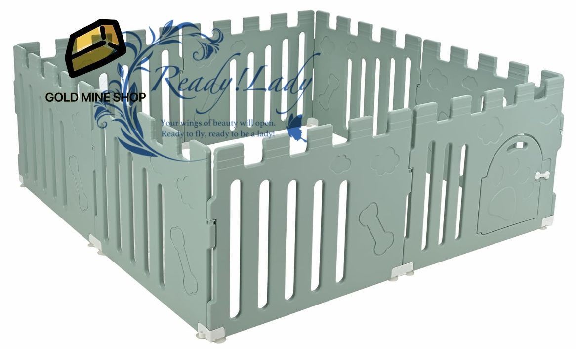 サークル 犬 ドッグサークル ペットサークル ドア付き セット 小型犬 中型犬 ケージ 犬用品 犬用 老犬 シニア 滑り止め付き 多頭飼い 長方形 広々 丈夫 拡張 頑丈 ペット用ケージ ペットフェンス