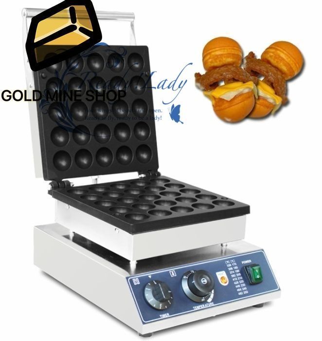 Poffertjes グリルメーカー小型ケーキベーキング機器ミニパンケーキスナックマシンどら焼き機