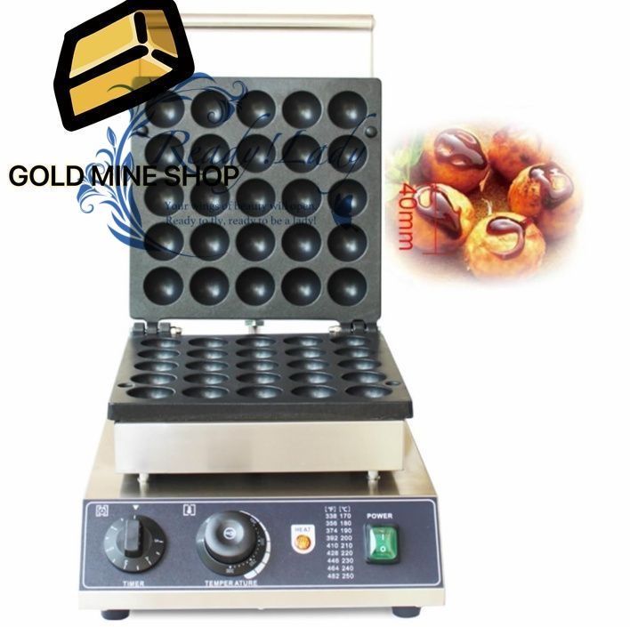 Poffertjes グリルメーカー小型ケーキベーキング機器ミニパンケーキスナックマシンどら焼き機