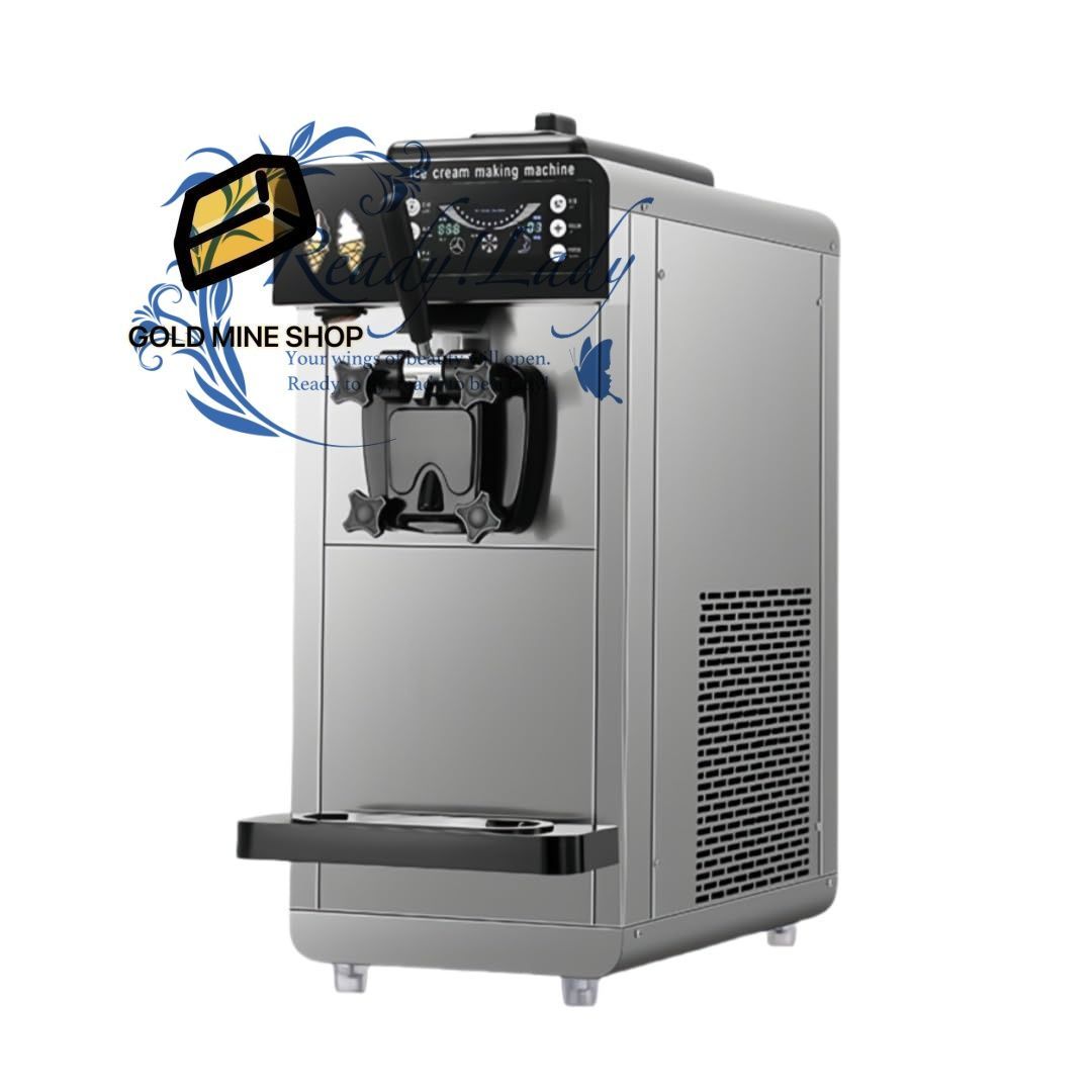 業務用アイスクリームマシン 3種類の風味6L 大容量 全自動 ステンレスボディ スマート操作画面 1500W急速冷却 自動洗浄 冷却スナック