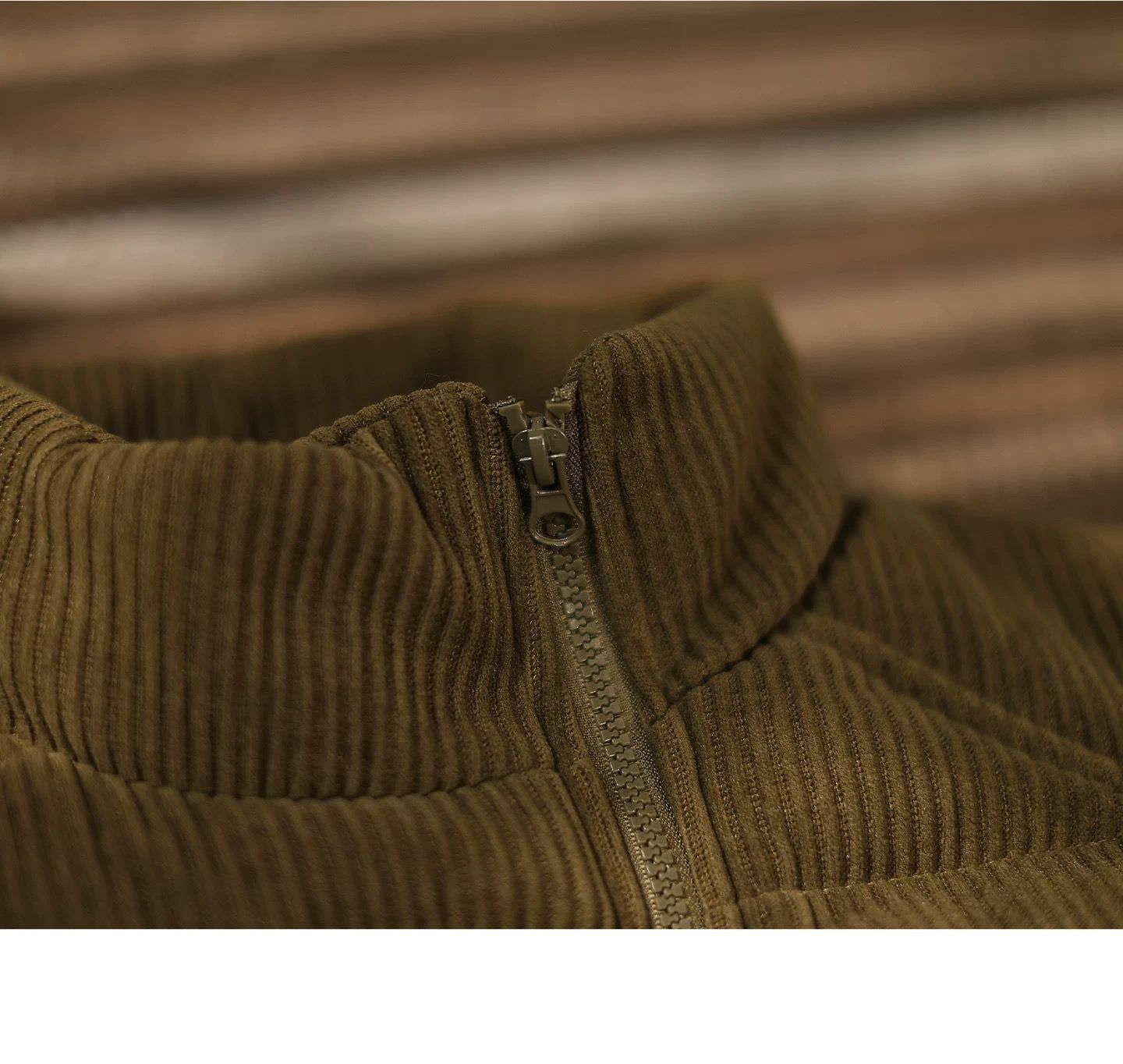 h 冬 アメリカンヴィンテージ風 コーデュロイ スタンド ダウンジャケット 男女兼用｜90 ダウン｜刺繍デザイン｜厚手防寒