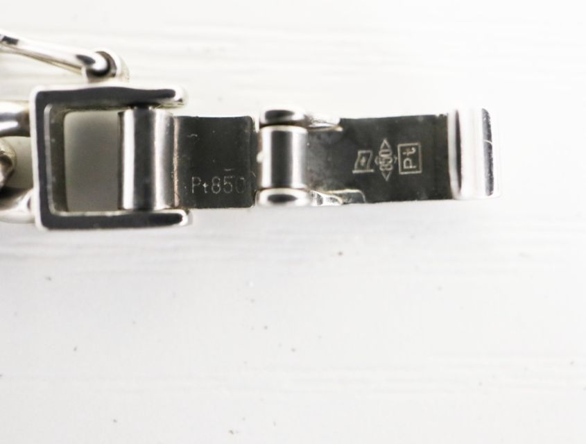  PT 850 プラチナ キヘイ 喜平 ネックレス 2面 50 5 g 2メン 白金 ジュエリー ネックレス アクセサリー