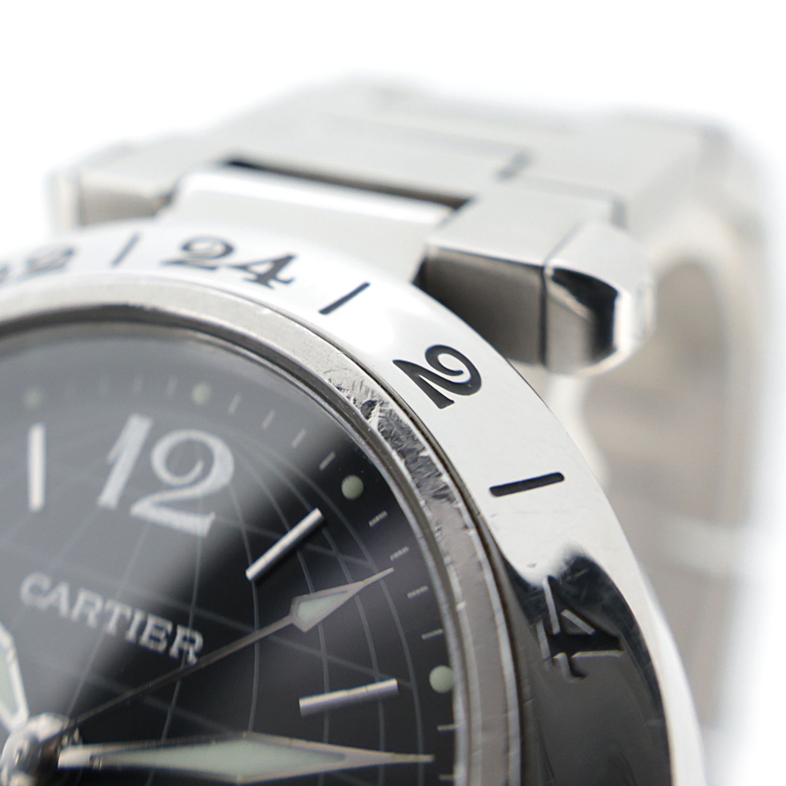  カルティエ パシャC メリディアン GMT メンズ 腕時計 自動巻き時計 腕時計(アナログ)