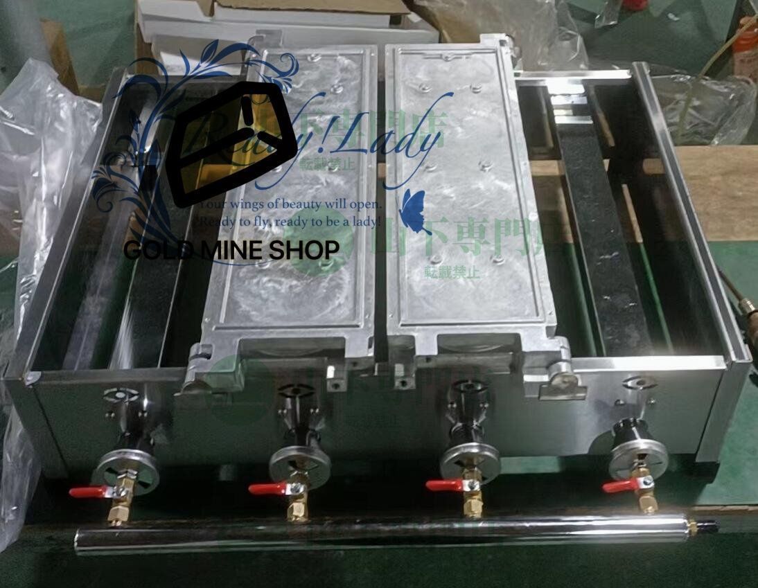 パンダのベビーカステラ機 パンダのキャラクター焼き 2連 焼 LPガス式 業務用