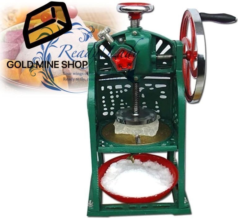 ハンドクランクアイスシェーバー スノーコーンマシンハンドクランク ホーム-サマーパーティー用のかき氷メーカーマシン