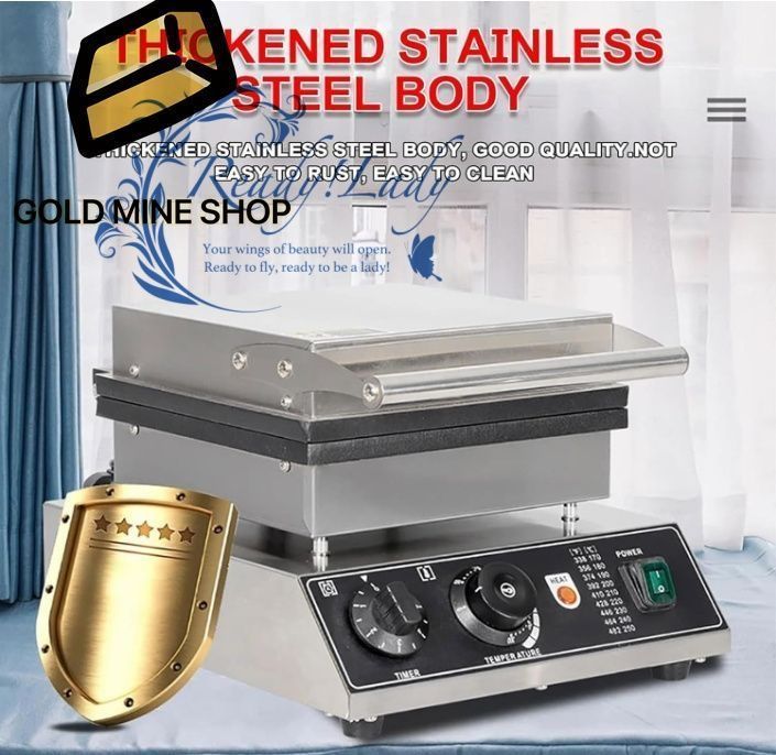 カウンタートップ業務用ワッフル生地マシン