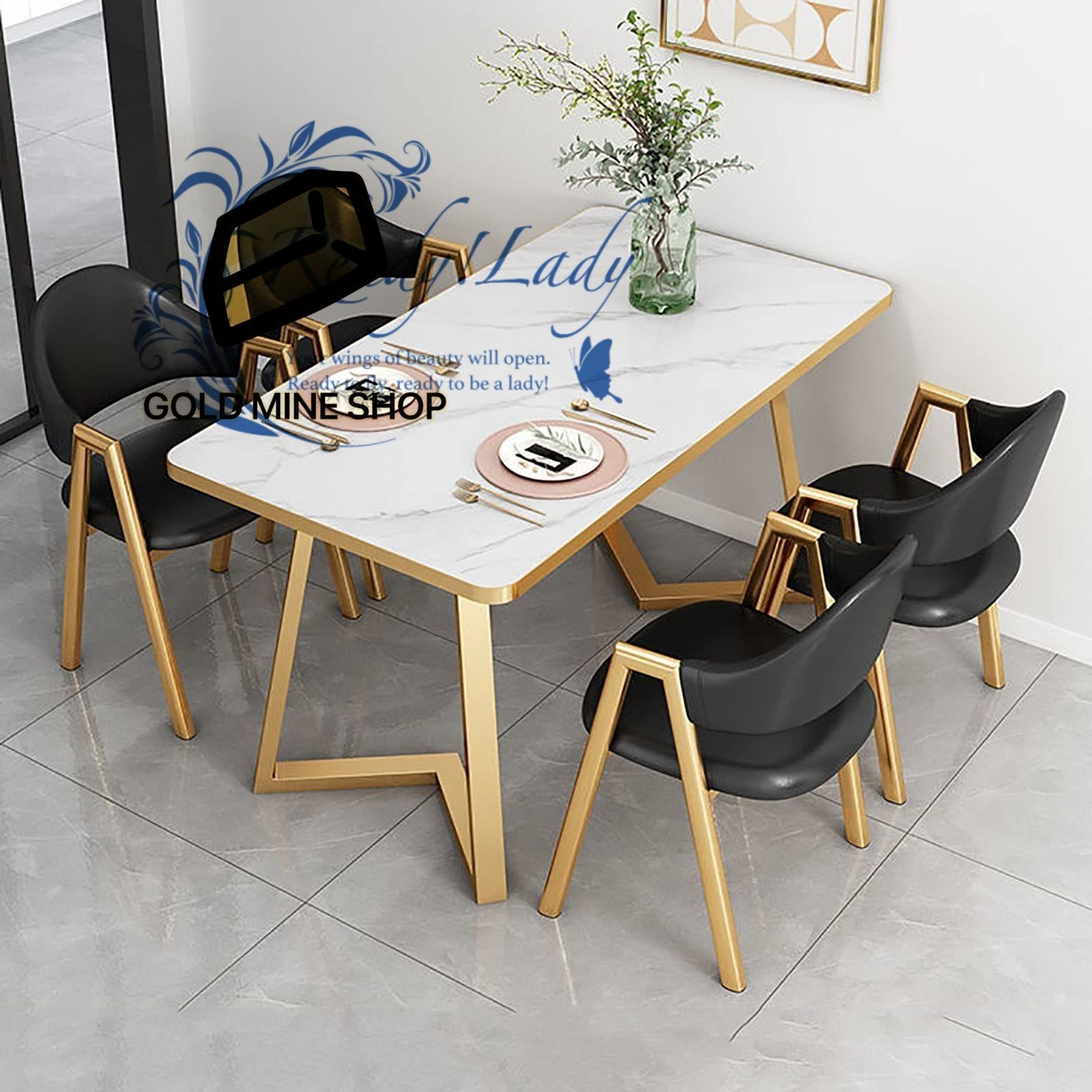 ダイニングセット 4人用 丸ダイニングテーブルと椅子セット ダイニングテーブルセット 4人掛けカフェテーブル クリエイティブデコレーション ダイニングテーブル 商談 丸型カフェテーブル 120 80 75 cm