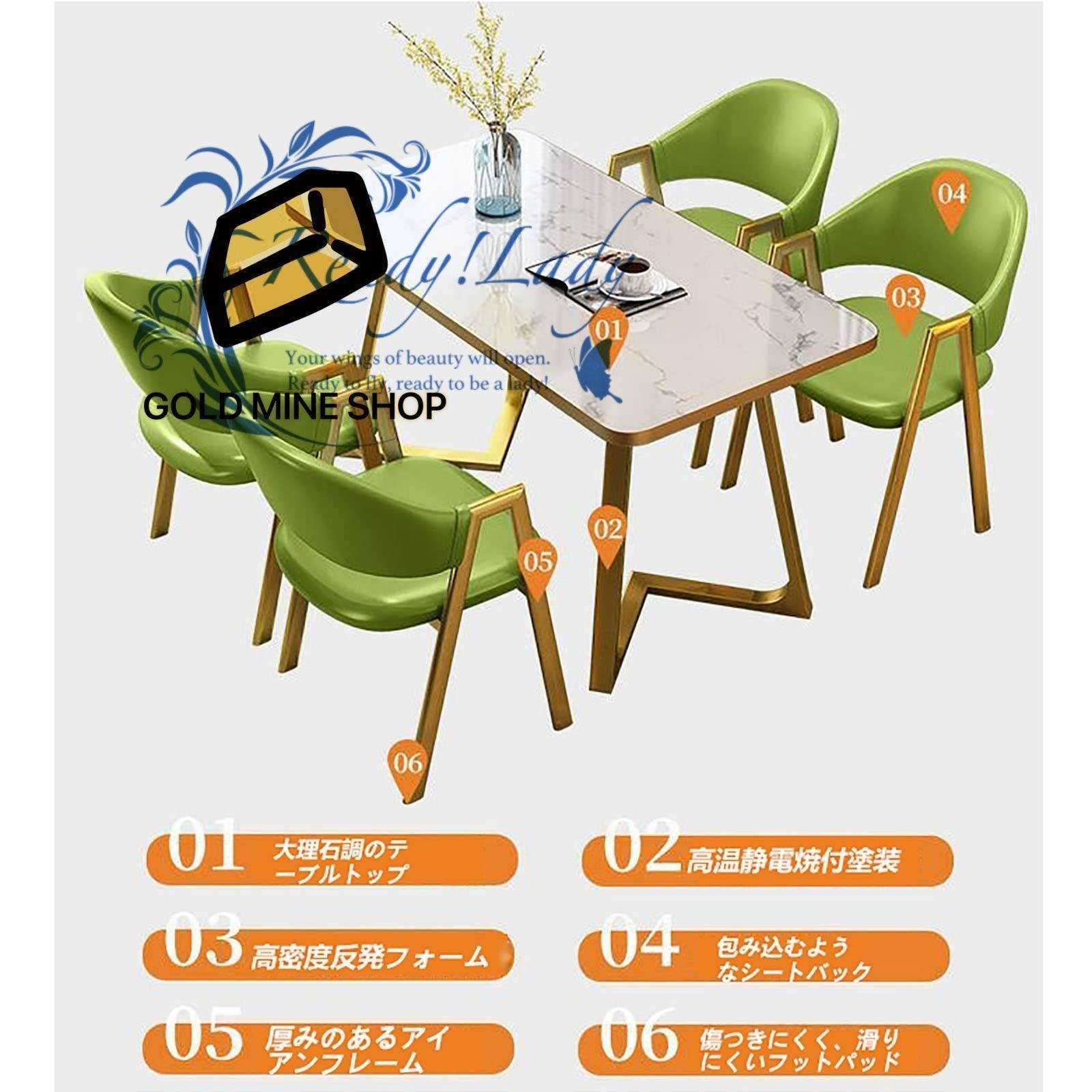 ダイニングセット 4人用 丸ダイニングテーブルと椅子セット ダイニングテーブルセット 4人掛けカフェテーブル クリエイティブデコレーション ダイニングテーブル 商談 丸型カフェテーブル 120 80 75cm MARWIL-DEMENAGEMENTS_CH