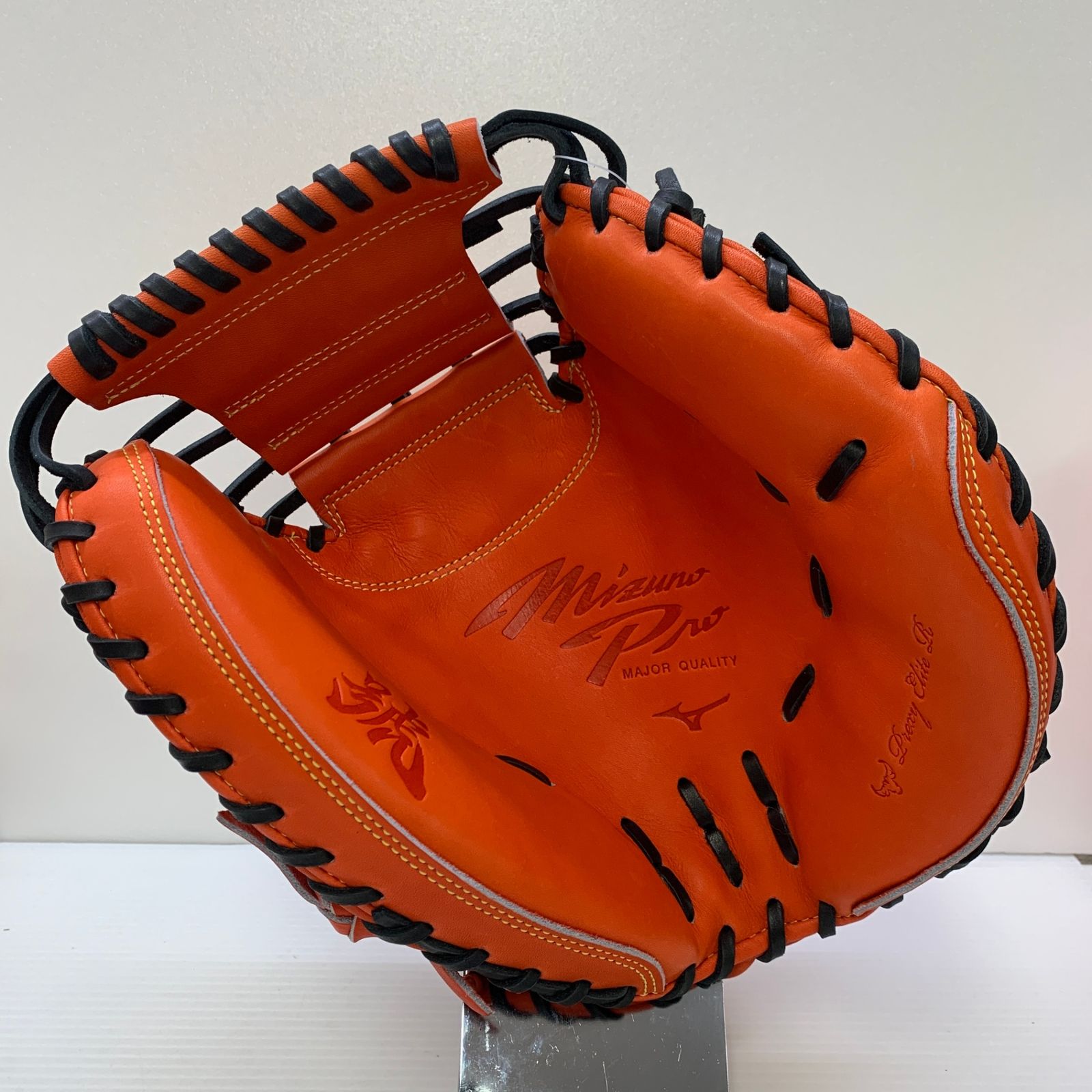 野球　ミズプロ　キャッチャーミット　オレンジ　グローブ 楽天市場】ミズノプロ 軟式 キャッチャー ミット SAKEBI 號 M-R型
