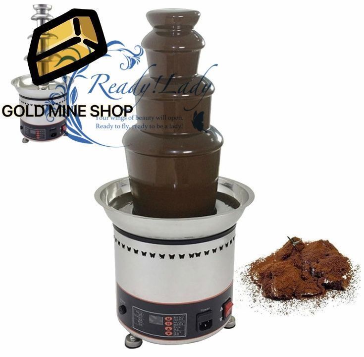 商業用チョコレートファウンテンマシン 300Wステンレススチール製電動チョコレート溶解ファウンテンマシン カフェテリア バー 宴会 誕生日パーティー用