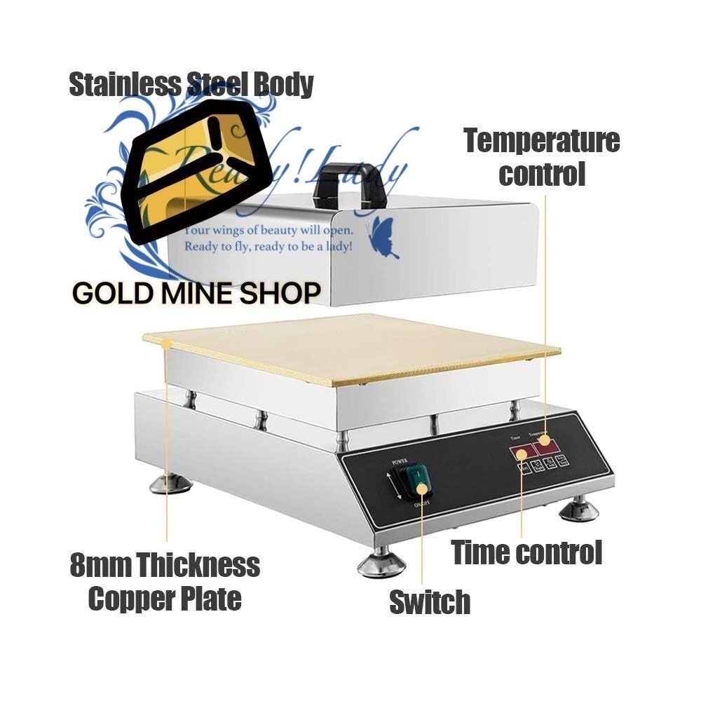 ノンスティック銅加熱プレート付き