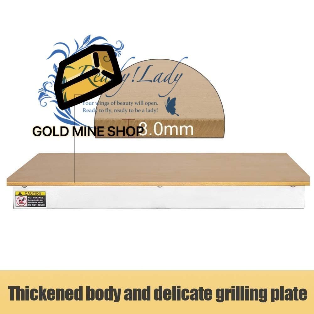 ノンスティック銅加熱プレート付き