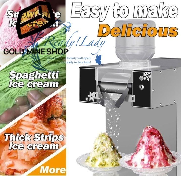 200kg 24時間電動スノーコーンシェーバー 1200W業務用スノーフレーク製氷機 材料バレル2個と受 き 9段階速度調節 レストラン向けステンレス製氷機