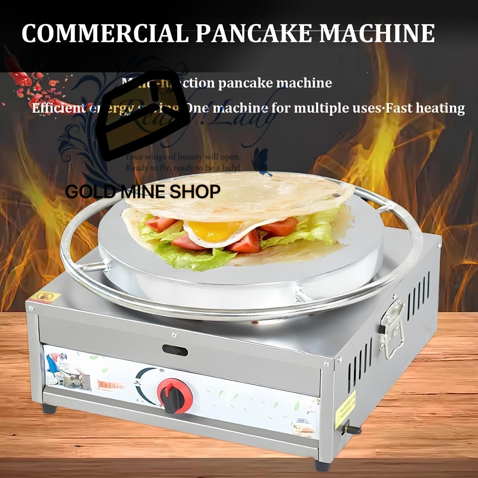 50cm 業務用クレープメーカーマシン