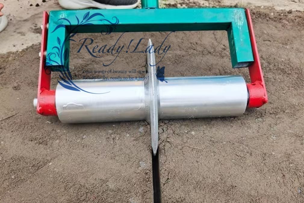 コンクリート舗装ソフト切断機ウェット切断機切断機手動切断機 鉄製の柄全長300cm 2段