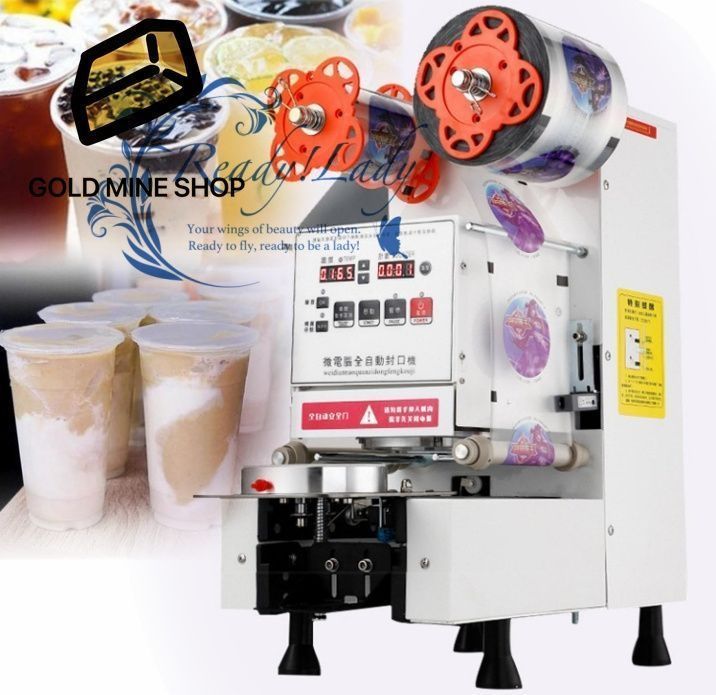 業務用真空シーラー機 全自動シール機 カップシール機 6 s カップ 90 95 mm PP PE PS カップシール用 ホワイト