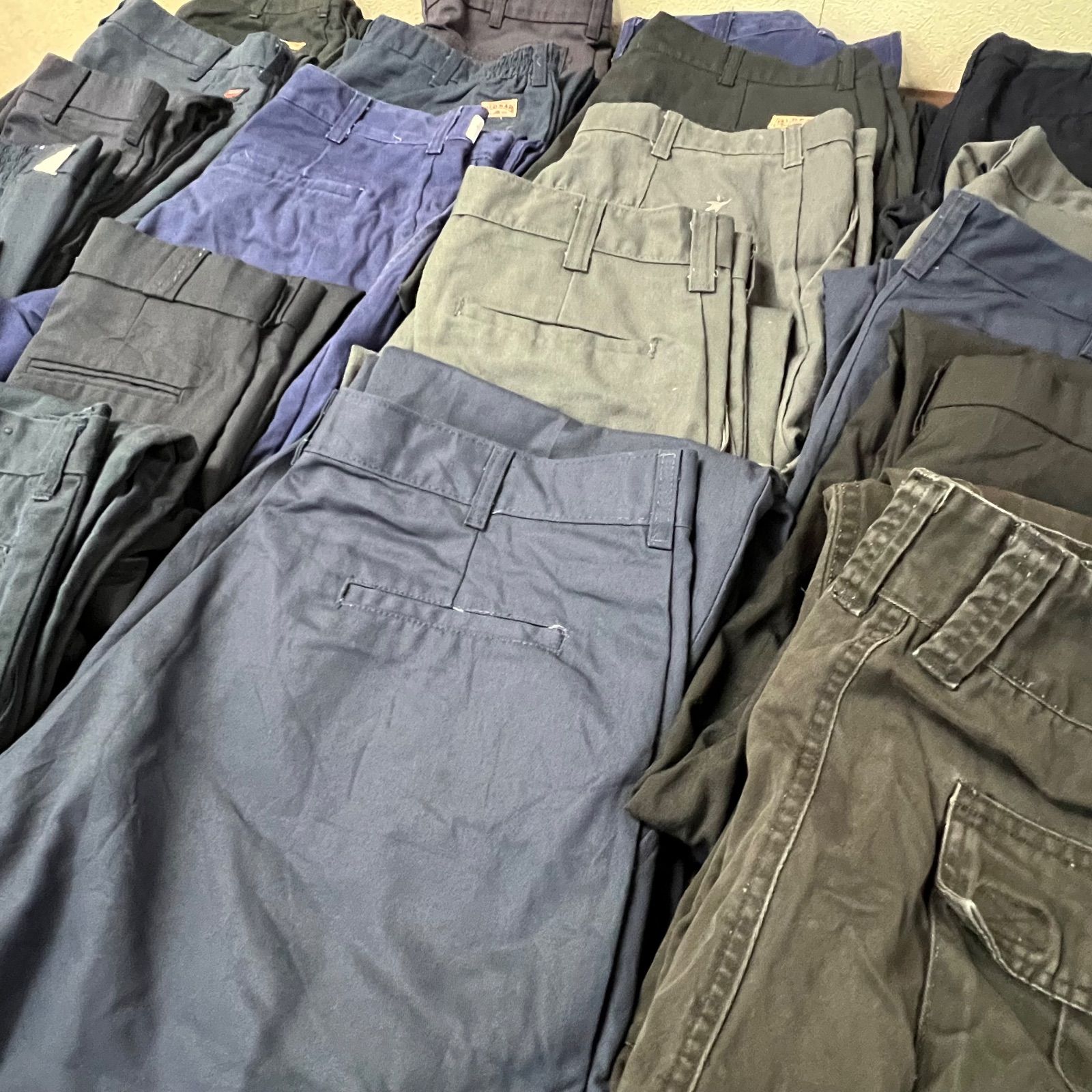 全品クリーニング 検品済み カーゴ＆ワークパンツ ボタン 破れ無し 仕入れセット 卸 古着 7024 ST