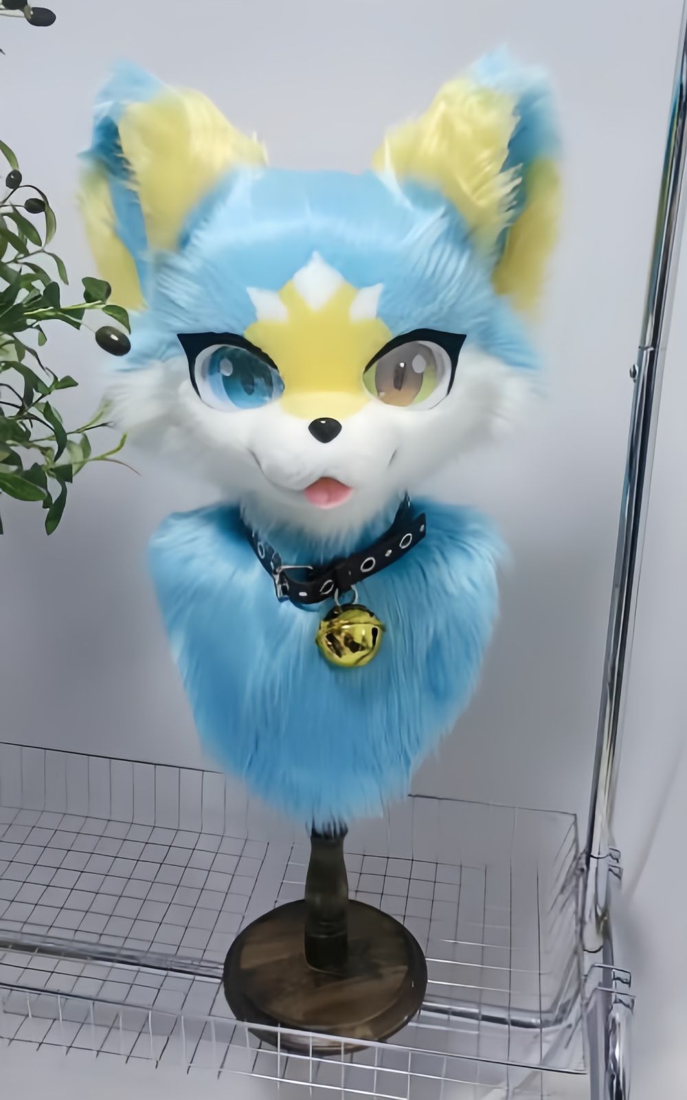 着ぐるみ ケモノ体 フルスーツ セット NO.53 青 ブルー 全頭ヘッド ファースーツ ぬいぐるみ コスプレ コスチューム