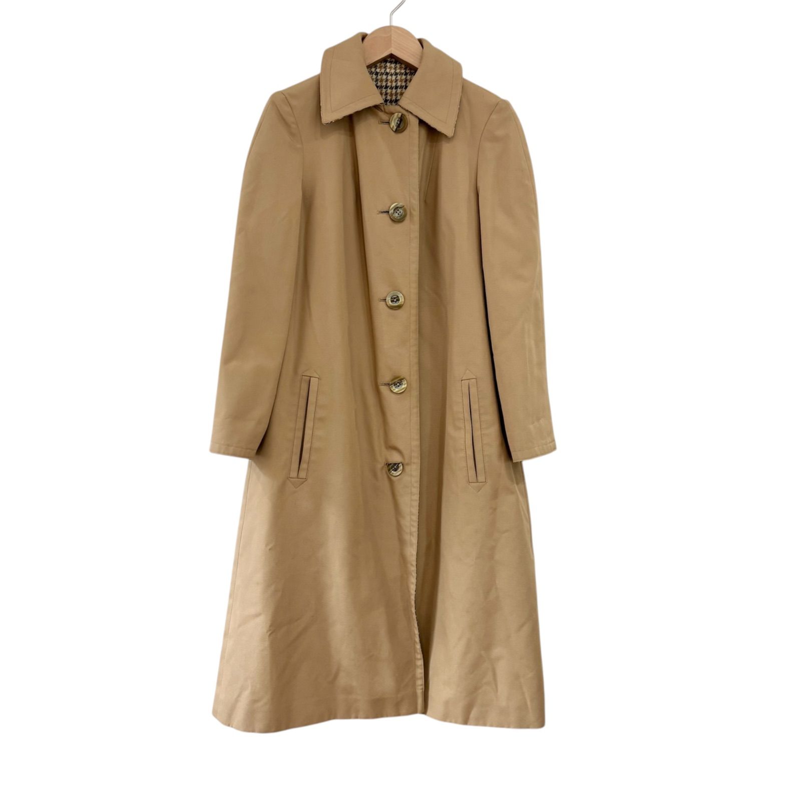 Z1586 Aquascutum アクアスキュータム マフラー付き リバーシブル