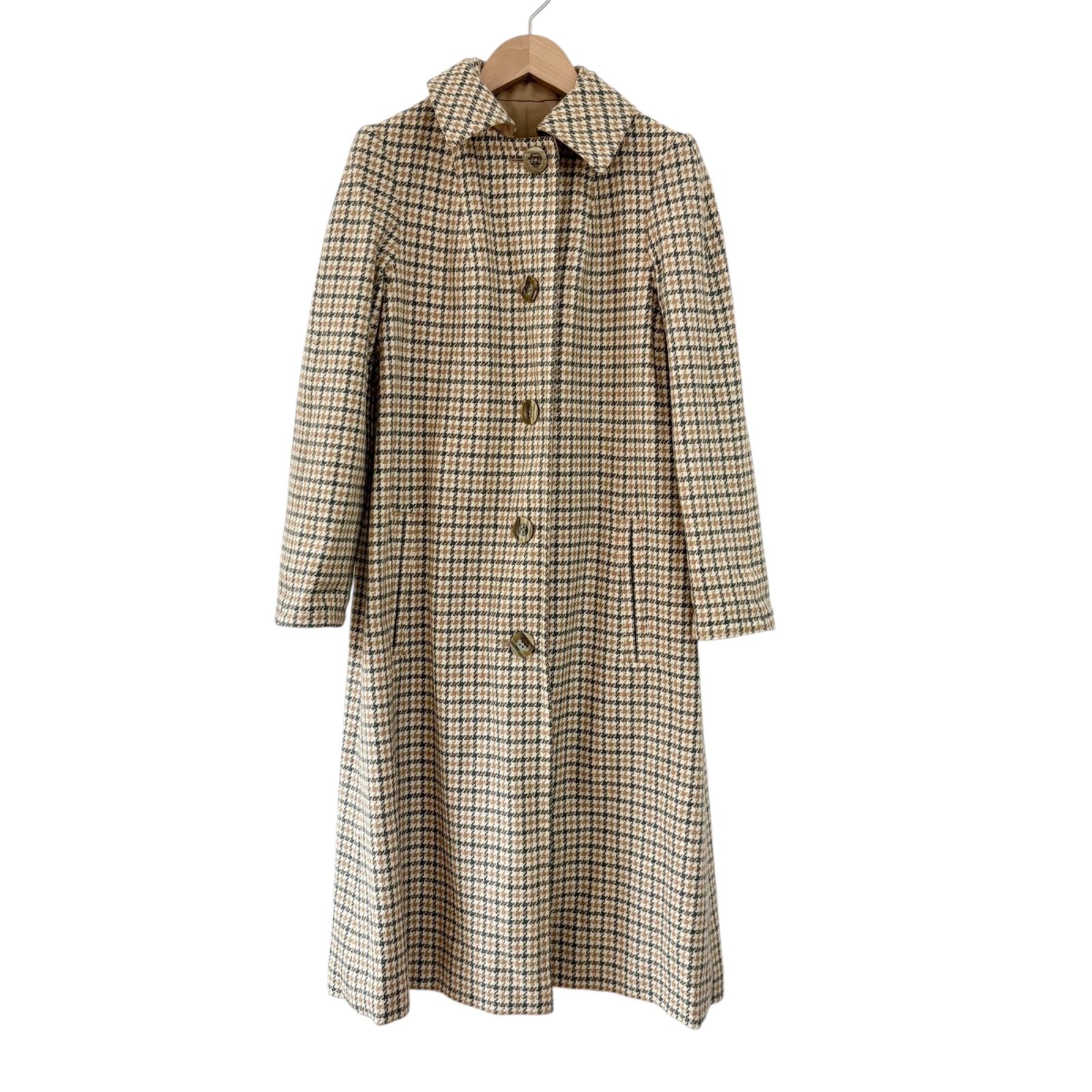 Z1586 Aquascutum アクアスキュータム マフラー付き リバーシブル