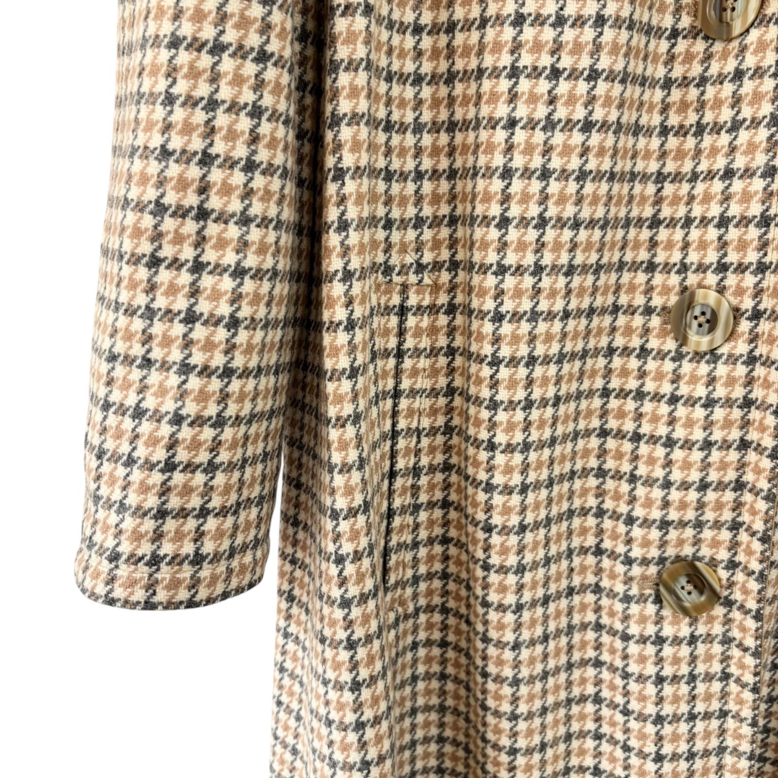 Z1586 Aquascutum アクアスキュータム マフラー付き リバーシブル