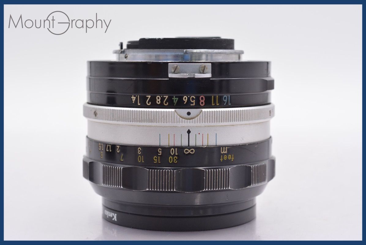 ニコン Nikon NIKKOR-S.C Auto 50mm F1.4 非Ai 前後キャップ-レンズフィルター レンズフード付 完動 同梱可 am443