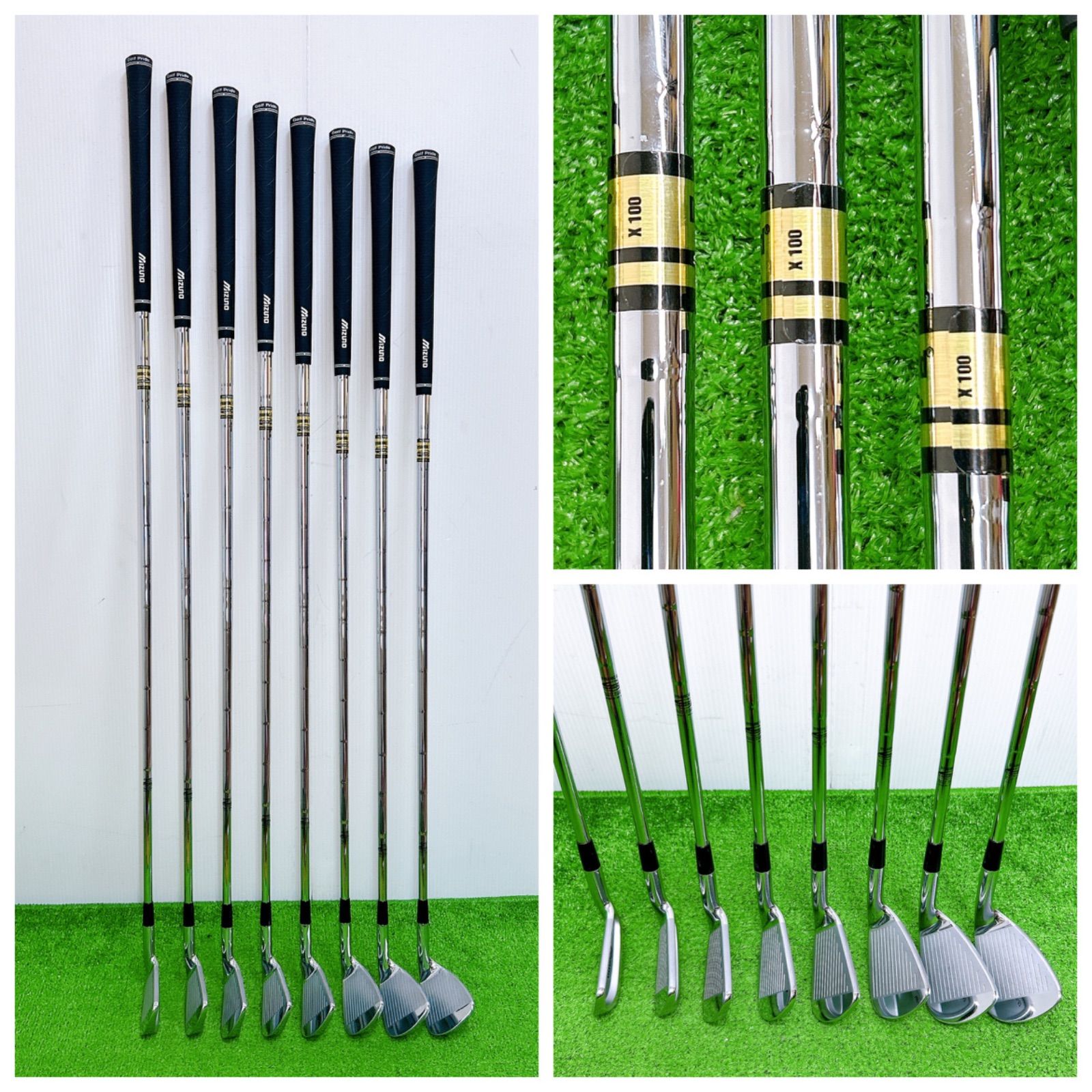 左利き レフティ】ミズノ MP-57 メンズアイアン 8本 フレックスX 希少