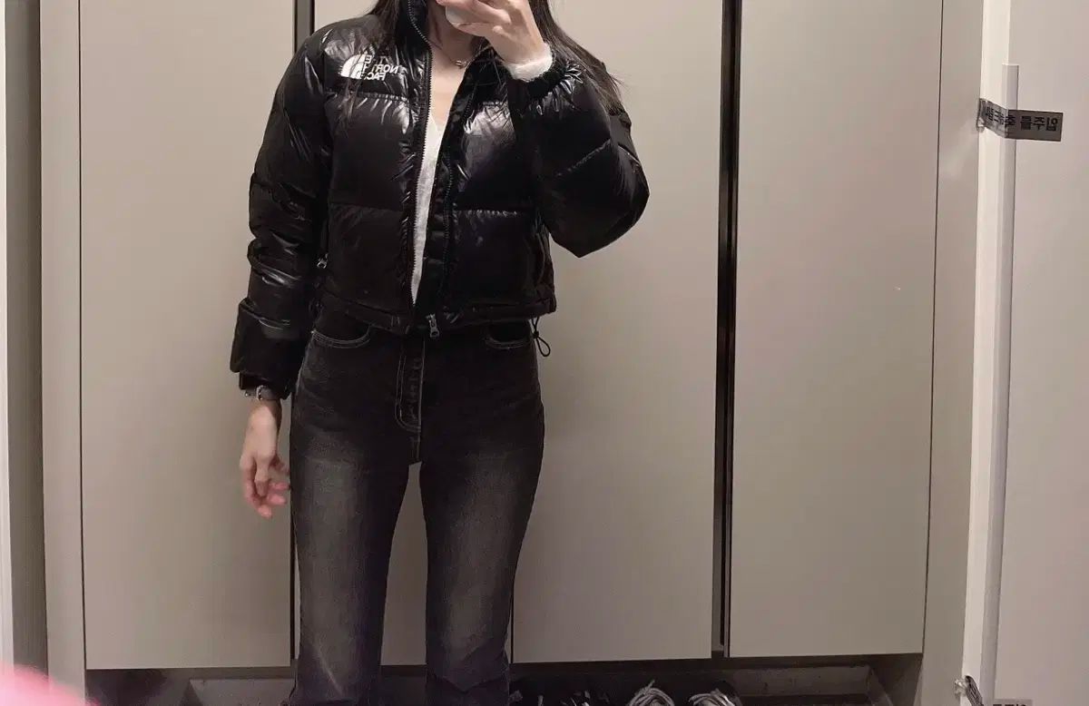 THE NORTH FACE ザノースフェイス ショートダウン ブラック