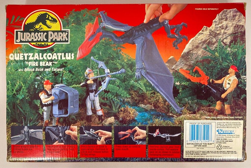KENNER FIGURE QUETZALCOATLUS FIRE BEAK