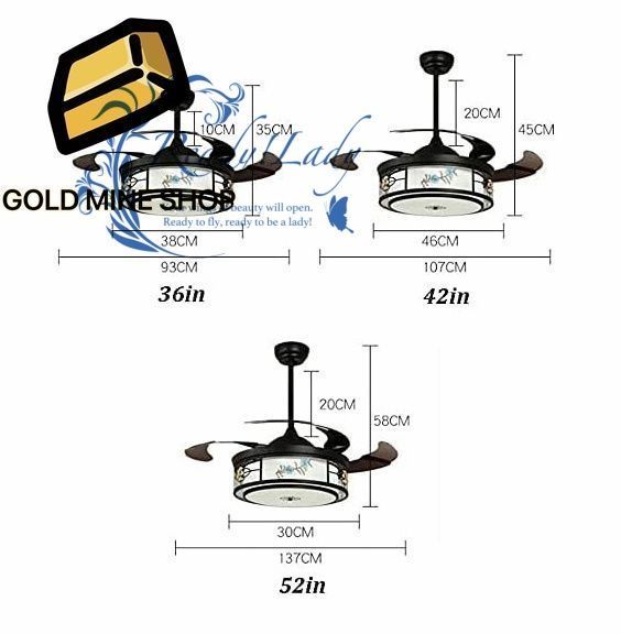 シーリングファンライトファン付き照明 導いた天井ファンライトレトロなオフィスベッドルームリビングルームレストラン見えないメタルファンランプ 導いたシーリングライトの調光 シーリングライト 42in
