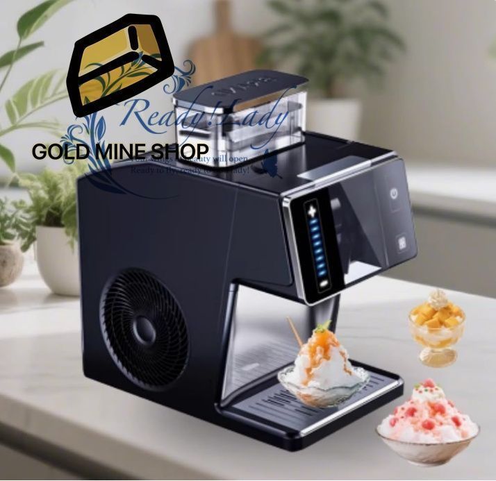 スラッシュマシン スノーフレーク製氷機 雪融解機 高速製氷機 業務用スノーフレーク 小型ミルクアイスかき氷機 自動洗浄機能 速度調整 スムージー ミルク アイスクリーム スラッシー用 ブラック