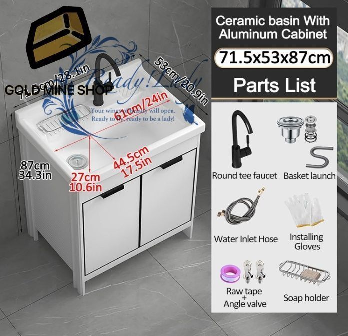 手洗い器 洗面所収納キャビネット