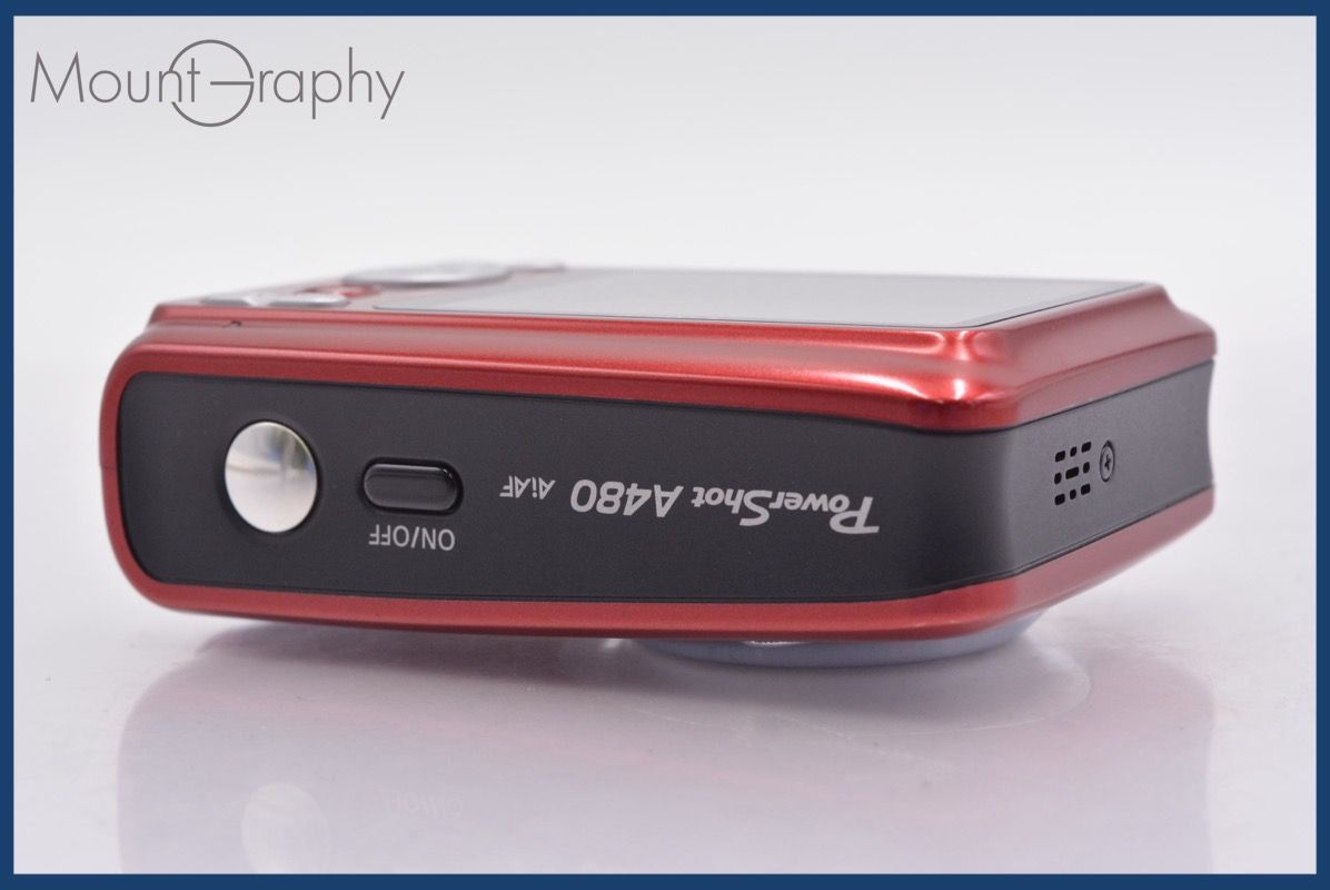 ☆極上美品☆ キヤノン Canon PowerShot A480 3.3x 単三電池仕様 ☆完