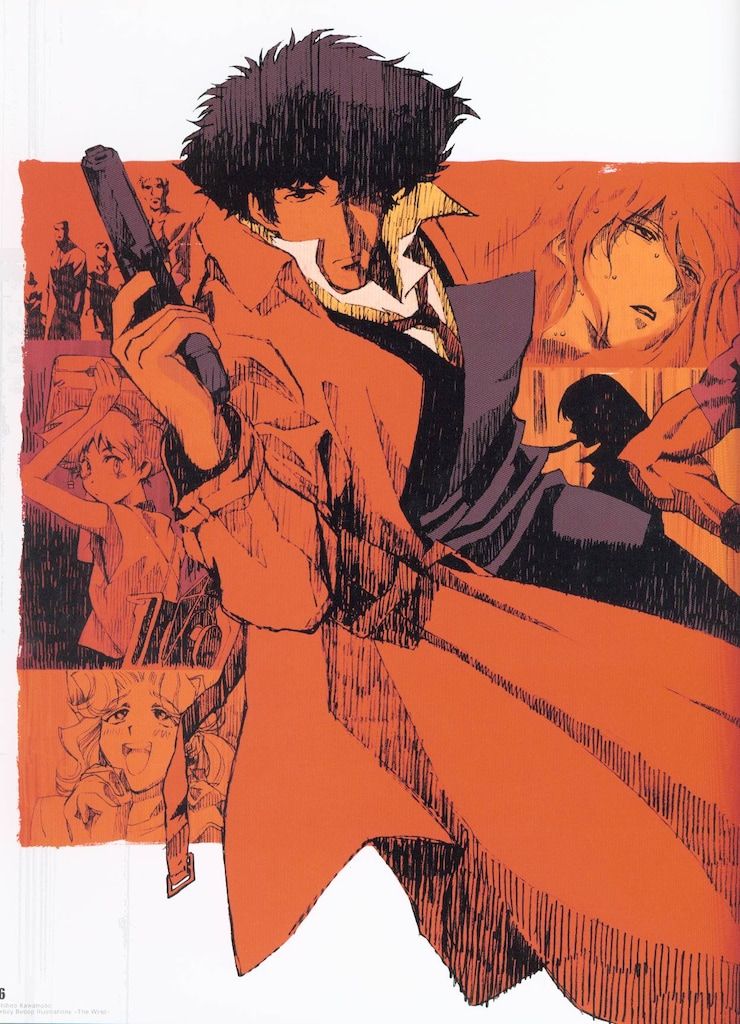  ソフトバンククリエイティブ 川元利浩 ToshihiroKawamotoCowboy Bebop 帯付 イラスト集 漫画