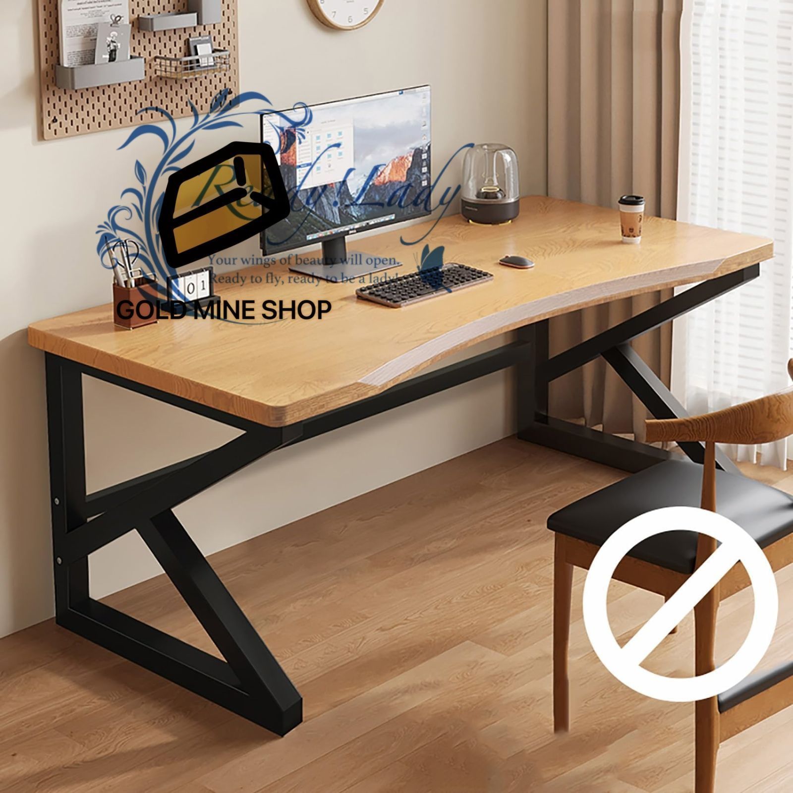 パソコンデスク pcデスク ゲーミングデスク 高さ75cm デスク オフィスデスク コンピュータテーブル ゲームテーブル 学習テーブル 無垢材素材 組み立て簡単 家庭 オフィスに最適 100CM