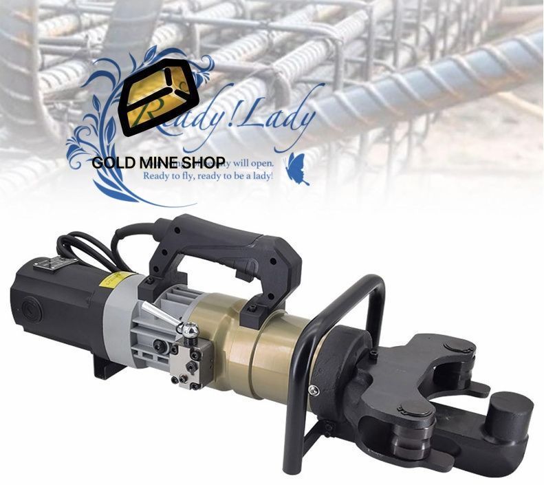 1800W ハンドヘルド電動鉄筋ベンダー 20-32mm ポータブル鉄筋曲げプライヤー 5-8秒の曲げ速度 矯正モジュール付き 工場 建設現場 建物 メンテナンス用