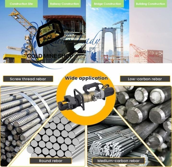 1800W ハンドヘルド電動鉄筋ベンダー 20-32mm ポータブル鉄筋曲げプライヤー 5-8秒の曲げ速度 矯正モジュール付き 工場 建設現場 建物 メンテナンス用