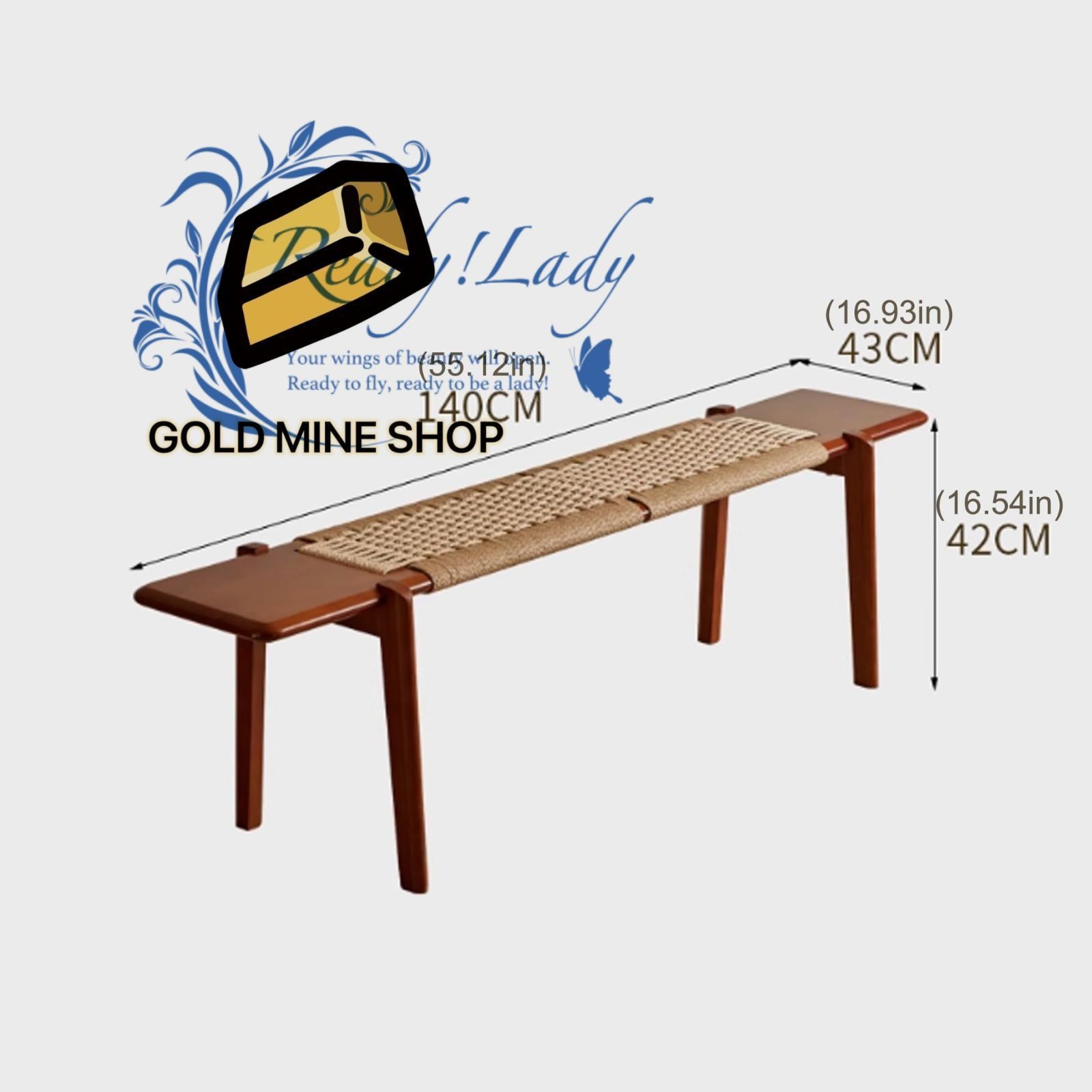 玄関木製ベンチ椅子 ダイニングチェア ベンチ 長椅子 ガーデンベンチ 縁台 スツール おしゃれ キャンプ ベンチ マルチに使える 140cm