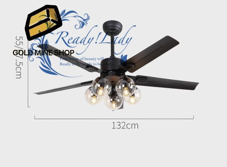 シーリングファンライトファン付き照明 リビングルームアイアンリーフファンライトシーリングファンライト寝室サイレントシャンデリアファンシーリングファンライト夏 シーリングライト 52inch