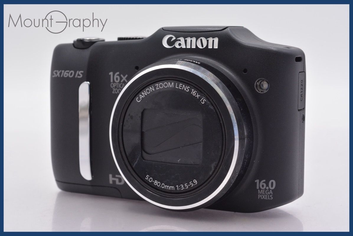 ☆特別特価☆ キヤノン Canon PowerShot SX160 IS 16x 同梱可 #am544