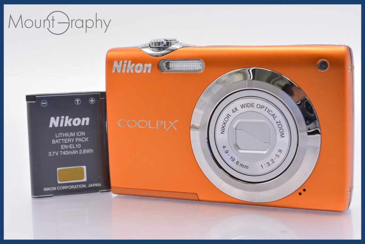 ☆ジャンク特価☆ ニコン Nikon COOLPIX S3000 4x バッテリー付属 同梱