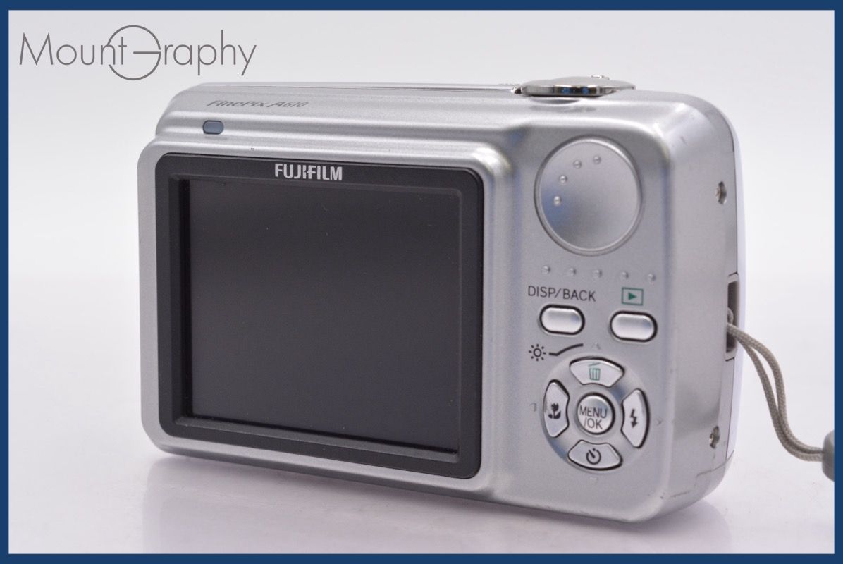 完動品★FUJIFILM Finepix A610 デジタルカメラ 動作確認済み 富士フィルム FUJIFILM FinePix 2024 A610 3x 単三電池仕様 ☆完動☆同