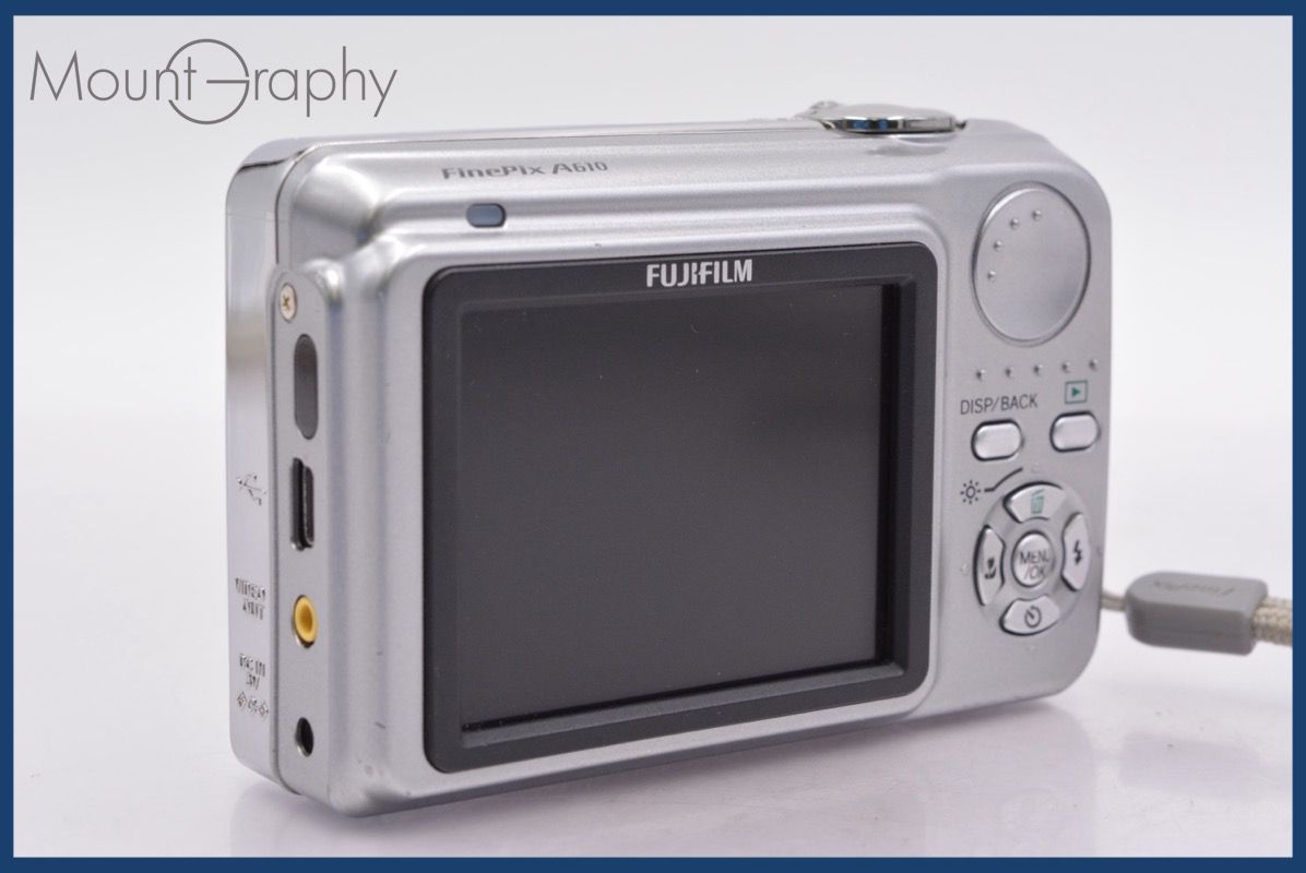 富士フィルム FUJIFILM FINEPIX A610 コンデジ 乾電池式 フジフィルム