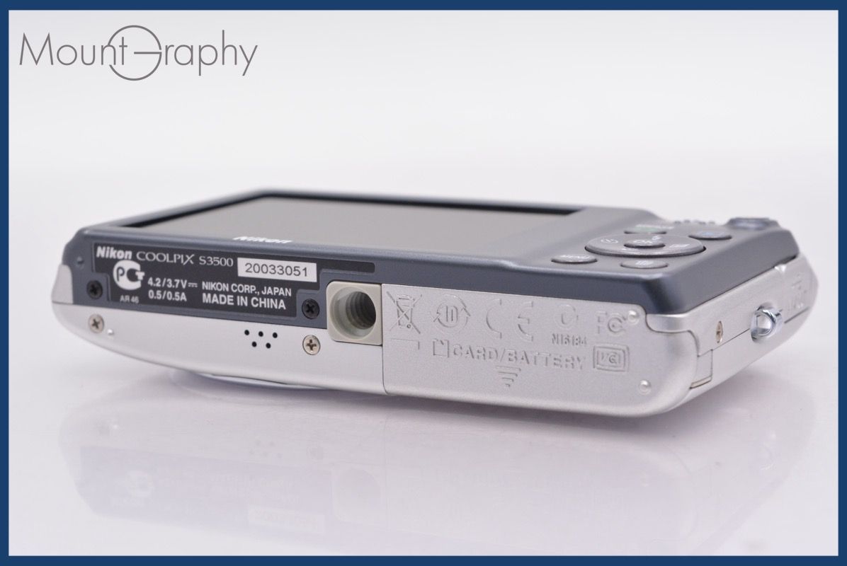 ☆ジャンク特価☆ ニコン Nikon COOLPIX S3500 7x バッテリー付属 同梱