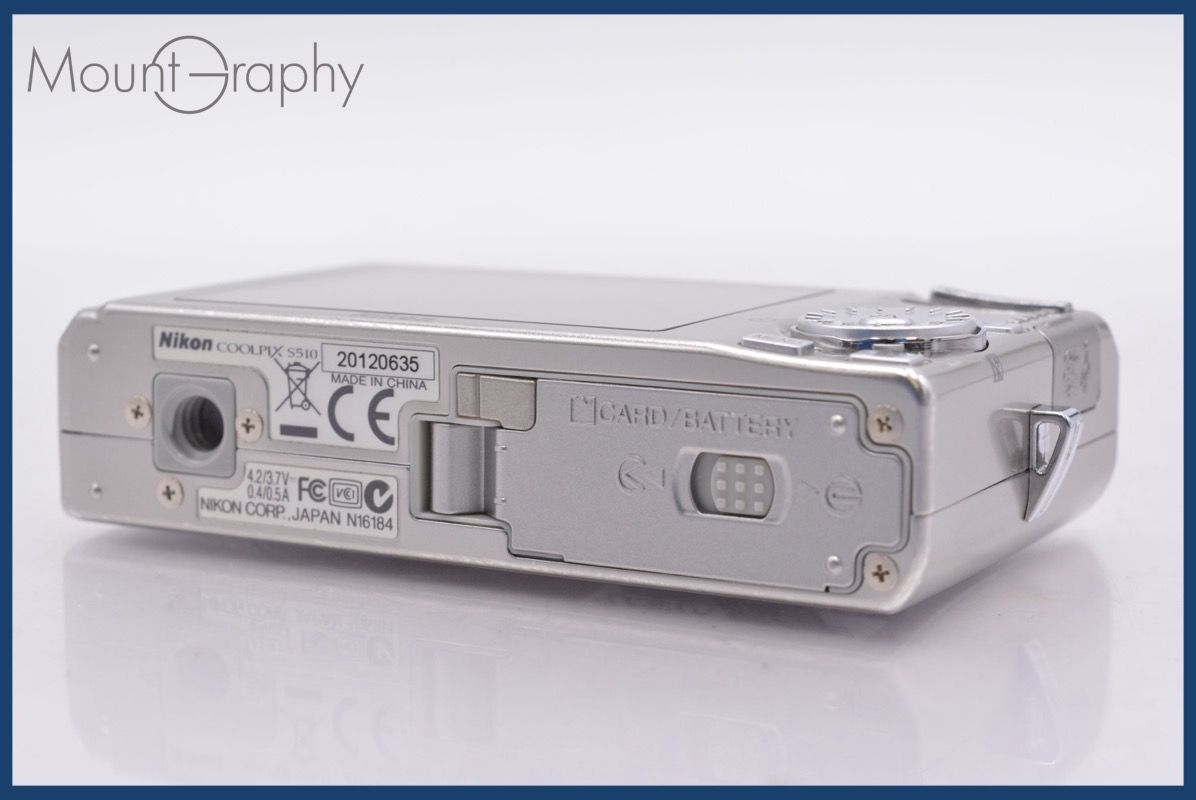 Nikon COOLPIX S510 バッテリー付 ベスト ニコン Nikon COOLPIX S510 3x バッテリー付属 ☆完動☆同梱可